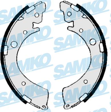 Samko 85360 - Sada brzdových čelistí parts5.com