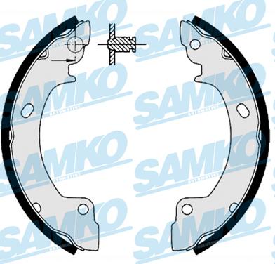 Samko 86410 - Set saboti frana parts5.com