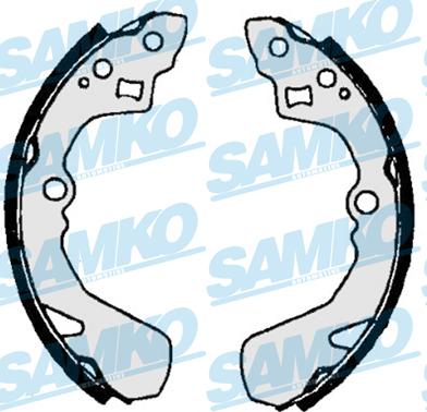 Samko 86430 - Set saboti frana parts5.com