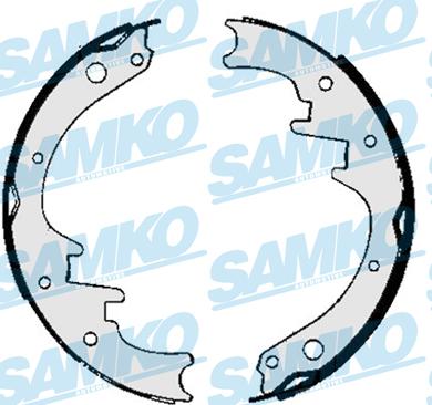 Samko 86010 - Set saboti frana parts5.com