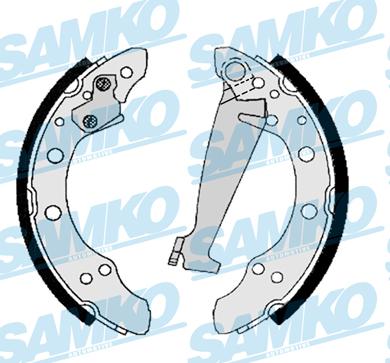 Samko 86830 - Garnitura zavorne celjusti parts5.com