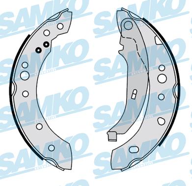 Samko 81161 - Sada brzdových čeľustí parts5.com