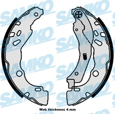 Samko 81109 - Brake Shoe Set parts5.com