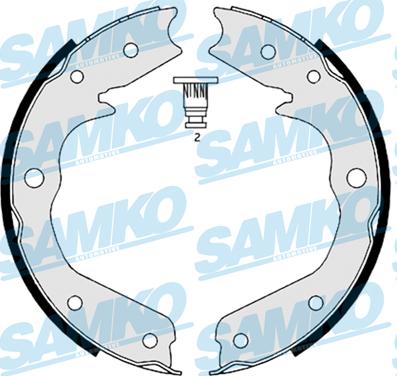 Samko 88970 - Set saboti frana parts5.com