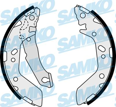 Samko 88480 - Set saboti frana parts5.com