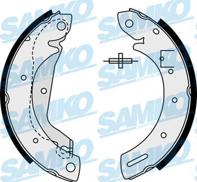 Samko 88500 - Brake Shoe Set parts5.com