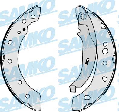 Samko 88680 - Brake Shoe Set parts5.com