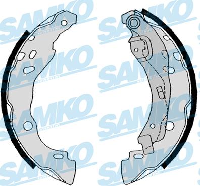 Samko 88630 - Garnitura zavorne celjusti parts5.com