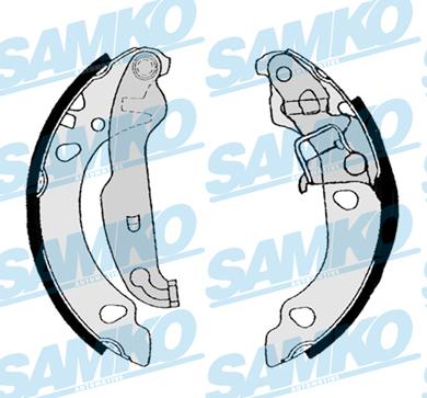 Samko 88190 - Brake Shoe Set parts5.com