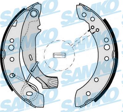 Samko 88150 - Zestaw szczęk hamulcowych parts5.com