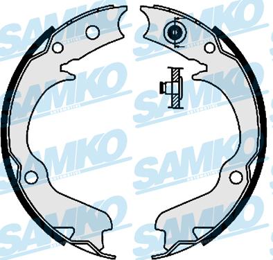 Samko 88360 - Sada brzdových čelistí parts5.com