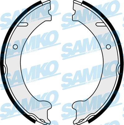 Samko 88250 - Комплект тормозных колодок, барабанные parts5.com