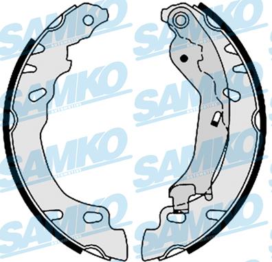 Samko 88780 - Set saboti frana parts5.com