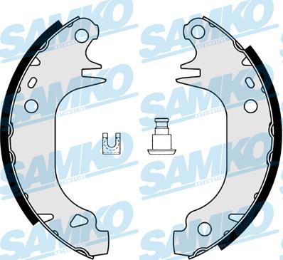 Samko 82900 - Sada brzdových čeľustí parts5.com