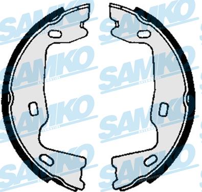 Samko 82570 - Sada brzdových čelistí parts5.com