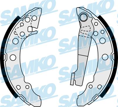 Samko 87940 - Set saboti frana parts5.com