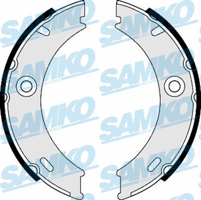 Samko 87970 - Brake Shoe Set parts5.com