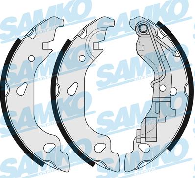 Samko 87690 - Set saboti frana parts5.com