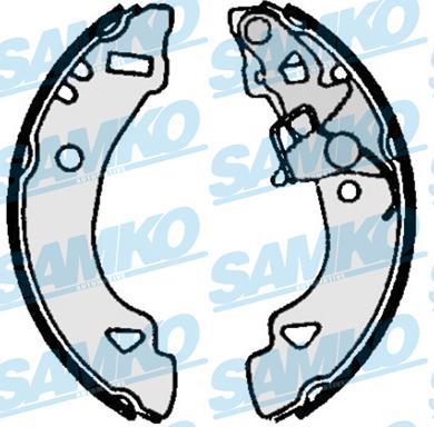 Samko 87060 - Set saboti frana parts5.com