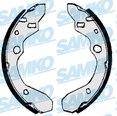 Samko 87010 - Set saboti frana parts5.com