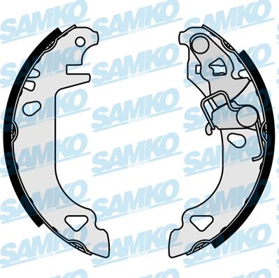 Samko 87070 - Set saboti frana parts5.com