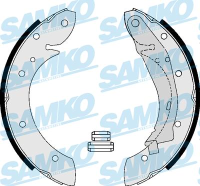 Samko 87165 - Garnitura zavorne celjusti parts5.com