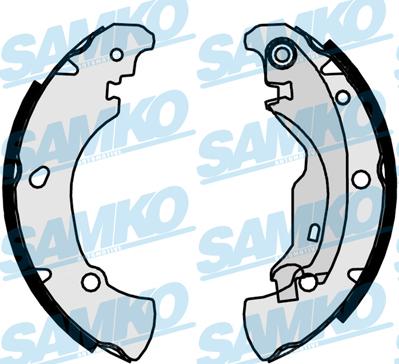 Samko 87160 - Zestaw szczęk hamulcowych parts5.com