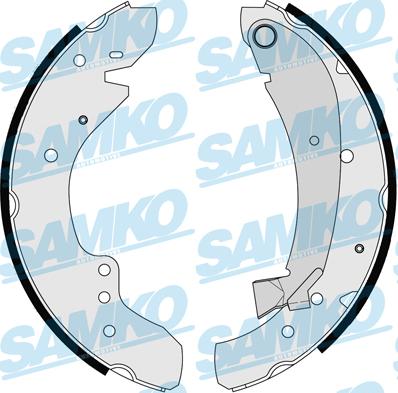 Samko 87110 - Sada brzdových čeľustí parts5.com