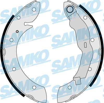 Samko 87135 - Sada brzdových čelistí parts5.com