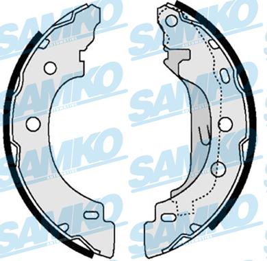 Samko 87330 - Fékpofakészlet parts5.com