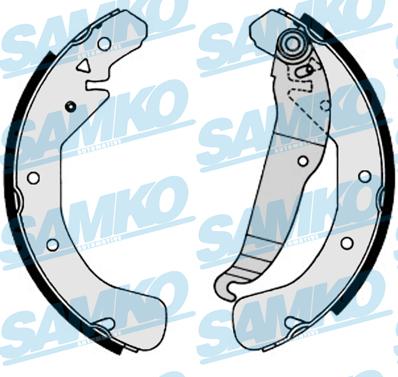 Samko 87200 - Fékpofakészlet parts5.com