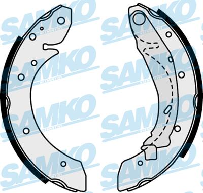 Samko 87730 - Set saboti frana parts5.com