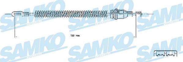 Samko C0543B - Cablu, frana de parcare parts5.com