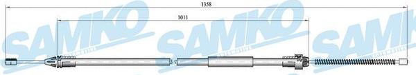 Samko C0683B - Жило, ръчна спирачка parts5.com