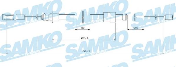 Samko C0101B - Zicovod,rocna zavora parts5.com