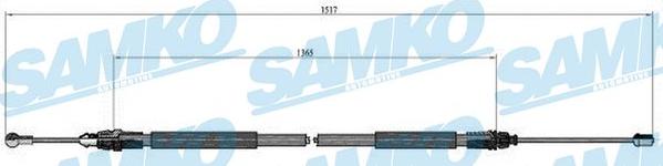 Samko C0748B - Zicovod,rocna zavora parts5.com