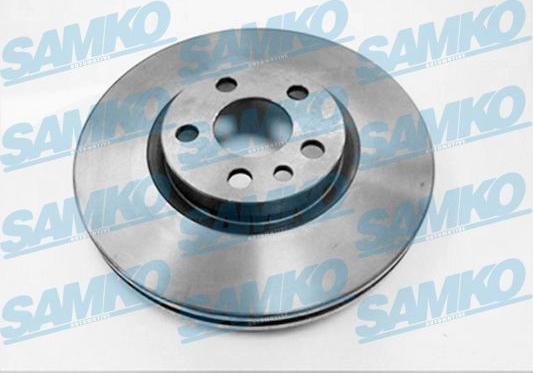 Samko F2161V - Zavorni kolut parts5.com