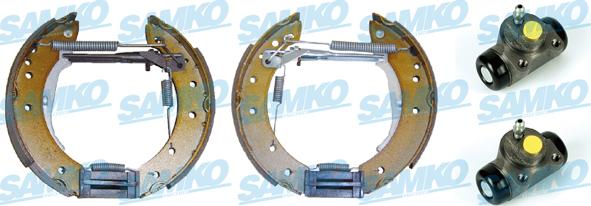 Samko KEG408 - Zestaw szczęk hamulcowych parts5.com