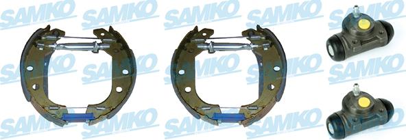 Samko KEG488 - Комплект тормозных колодок, барабанные parts5.com