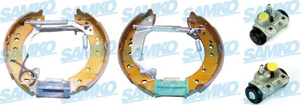 Samko KEG518 - Garnitura zavorne celjusti parts5.com