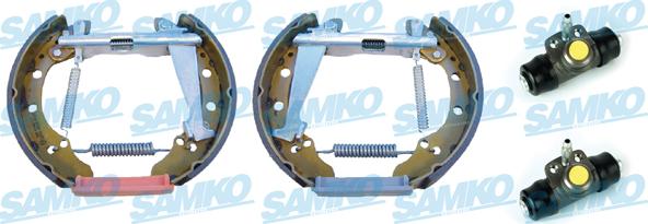 Samko KEG304 - Sada brzdových čeľustí parts5.com