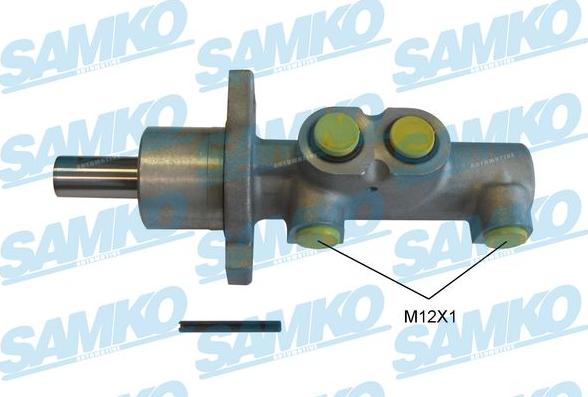 Samko P16139 - Главный тормозной цилиндр parts5.com