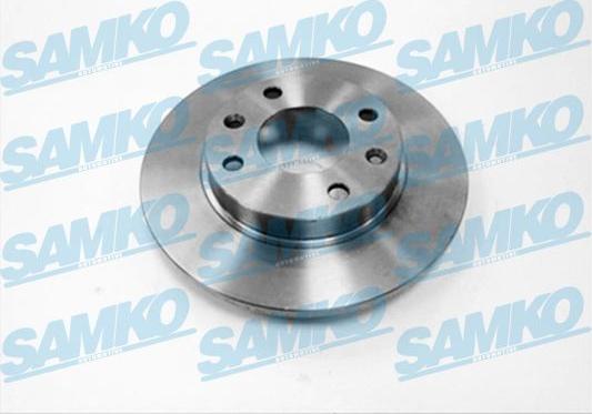 Samko P1141P - Zavorni kolut parts5.com