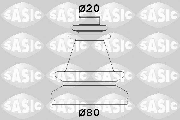 Sasic 4003406 - Manseta, pogonska gred parts5.com