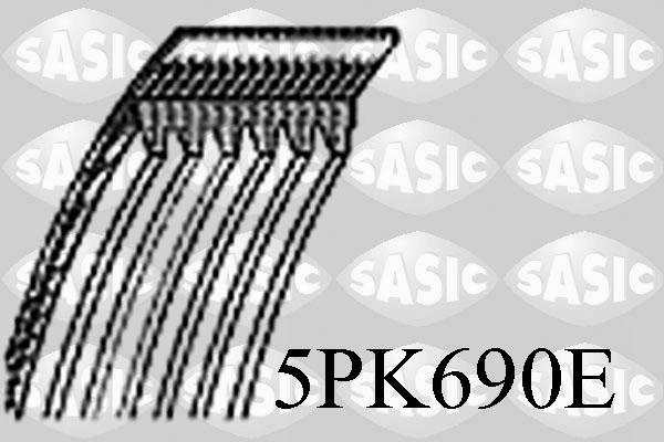 Sasic 5PK690E - Courroie trapézoïdale à nervures parts5.com