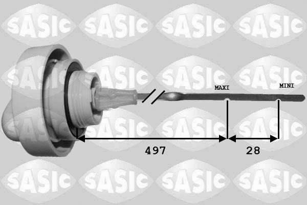 Sasic 1944002 - Yağ ölçme çubuğu parts5.com