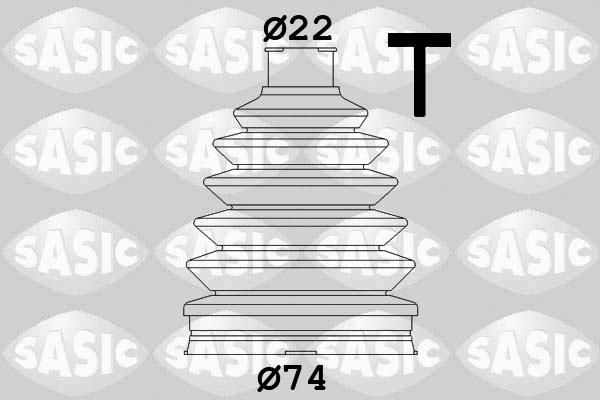 Sasic 1904008 - Manseta, pogonska gred parts5.com