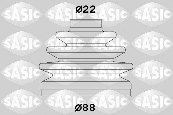 Sasic 1906099 - Fuelle, árbol de transmisión parts5.com