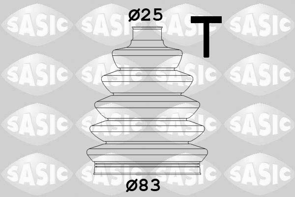 Sasic 1906015 - Bellow, drive shaft parts5.com