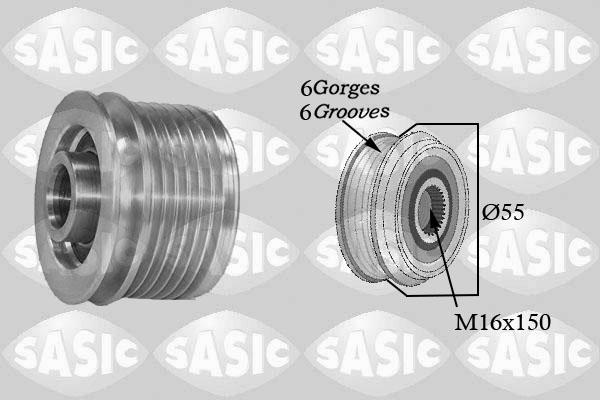 Sasic 1674001 - Ремъчна шайба, генератор parts5.com